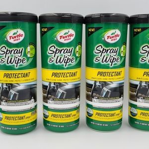 4 Pack Turtle Wax Protectant Spray & Wipe